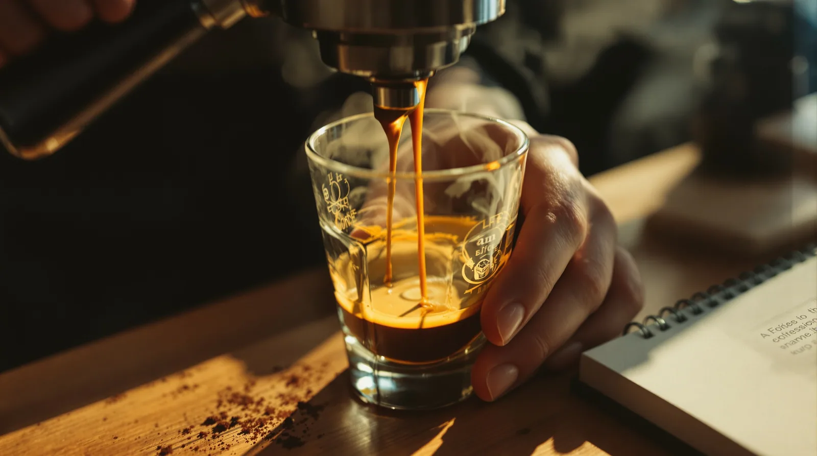 close-up coffee craft moment evoking what is third wave coffee?