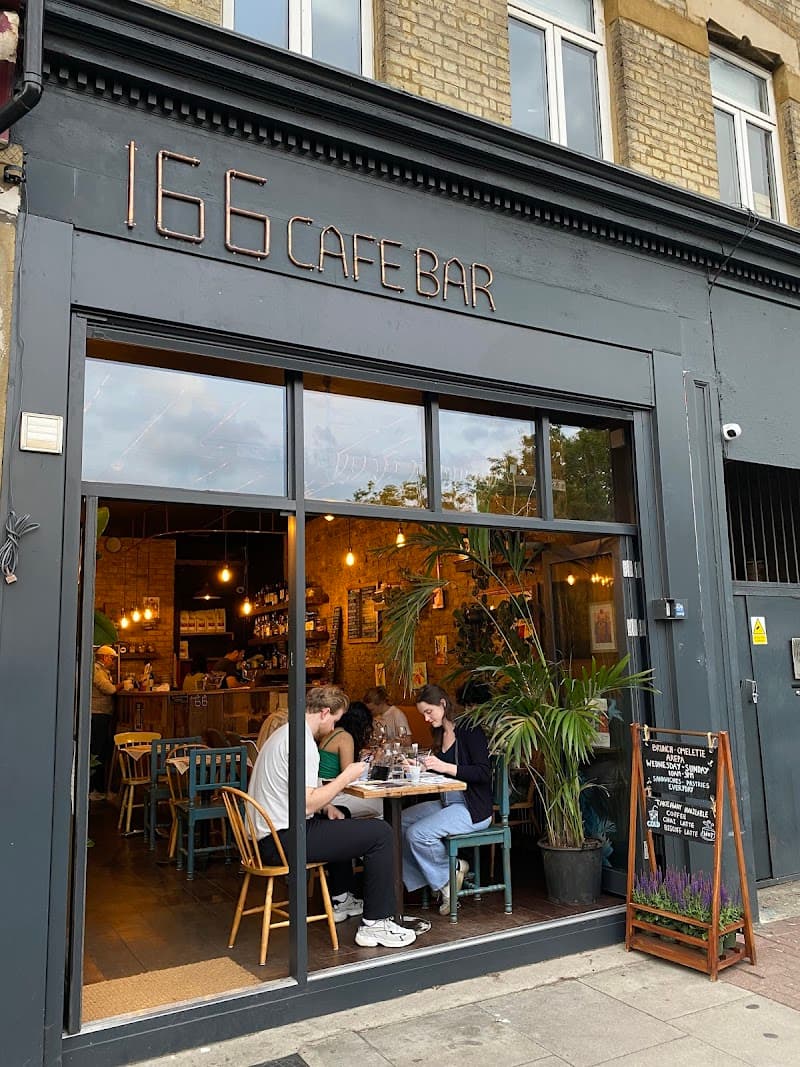 166 CafeBar in London, specialty coffee cafe