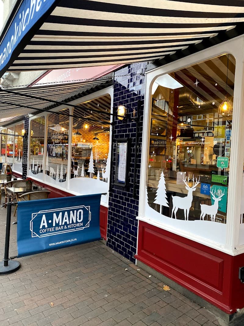 A Mano Coffee Bar & Kitchen in London, specialty coffee roaster