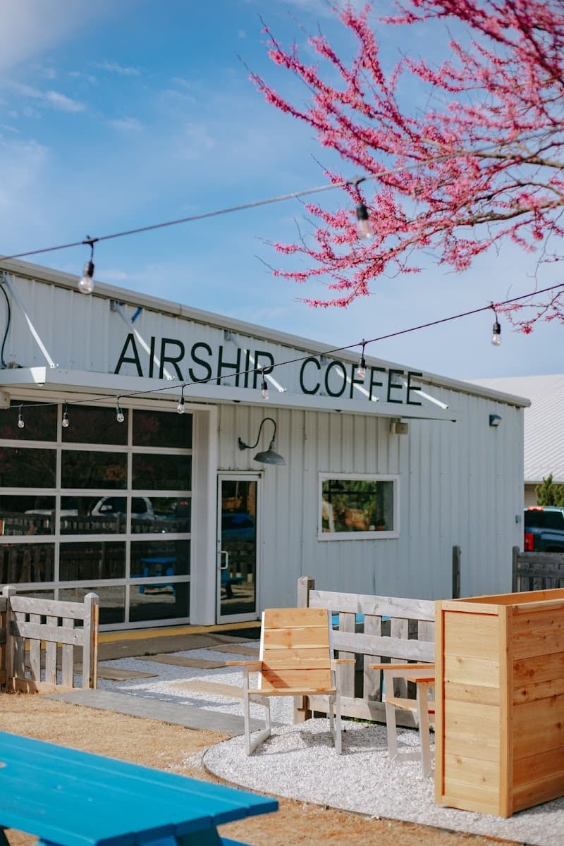 Airship Coffee at 5th Street in Bentonville, specialty coffee roaster