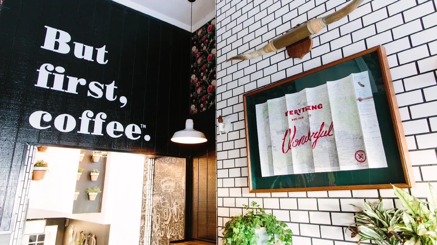 Alfred Coffee in Los Angeles, specialty coffee cafe