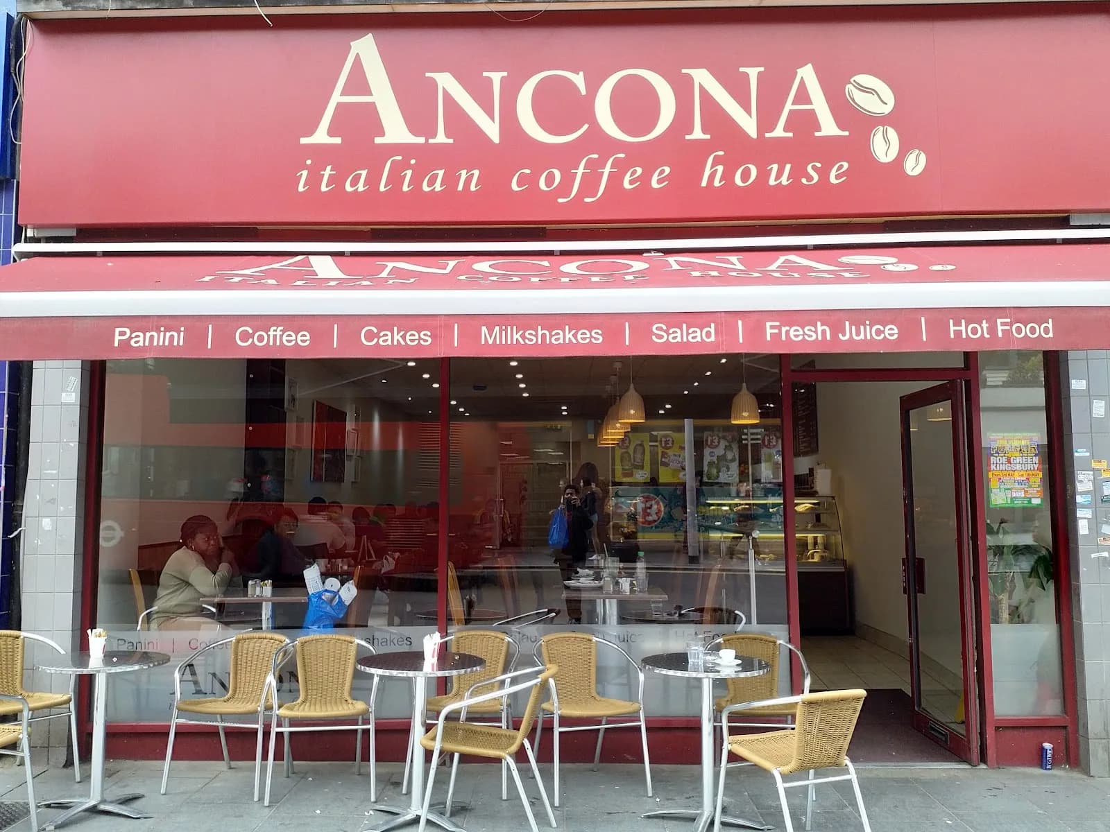 Ancona Italian Coffee House in London, specialty coffee cafe