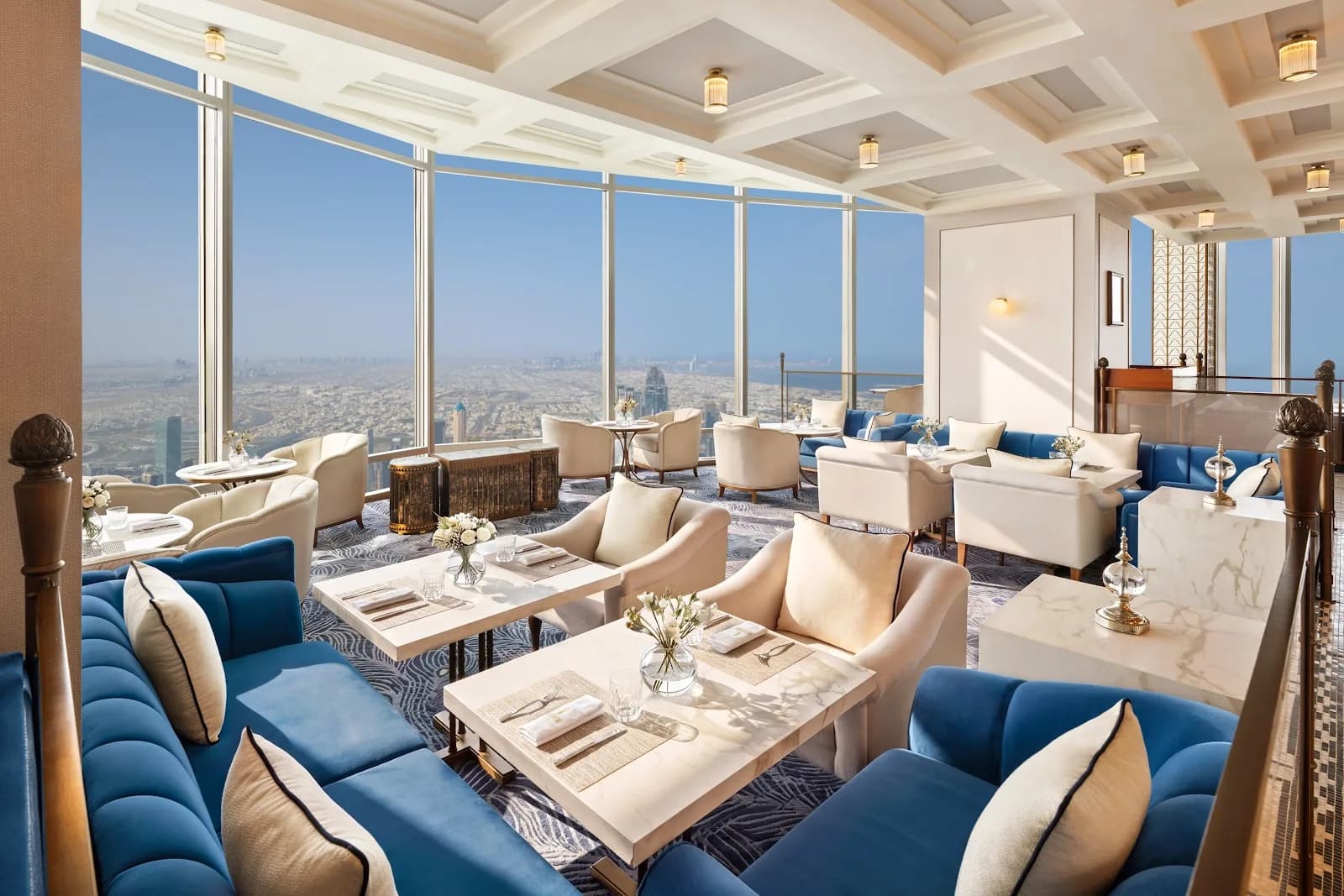 Atmosphere Burj Khalifa in Dubai, specialty coffee cafe