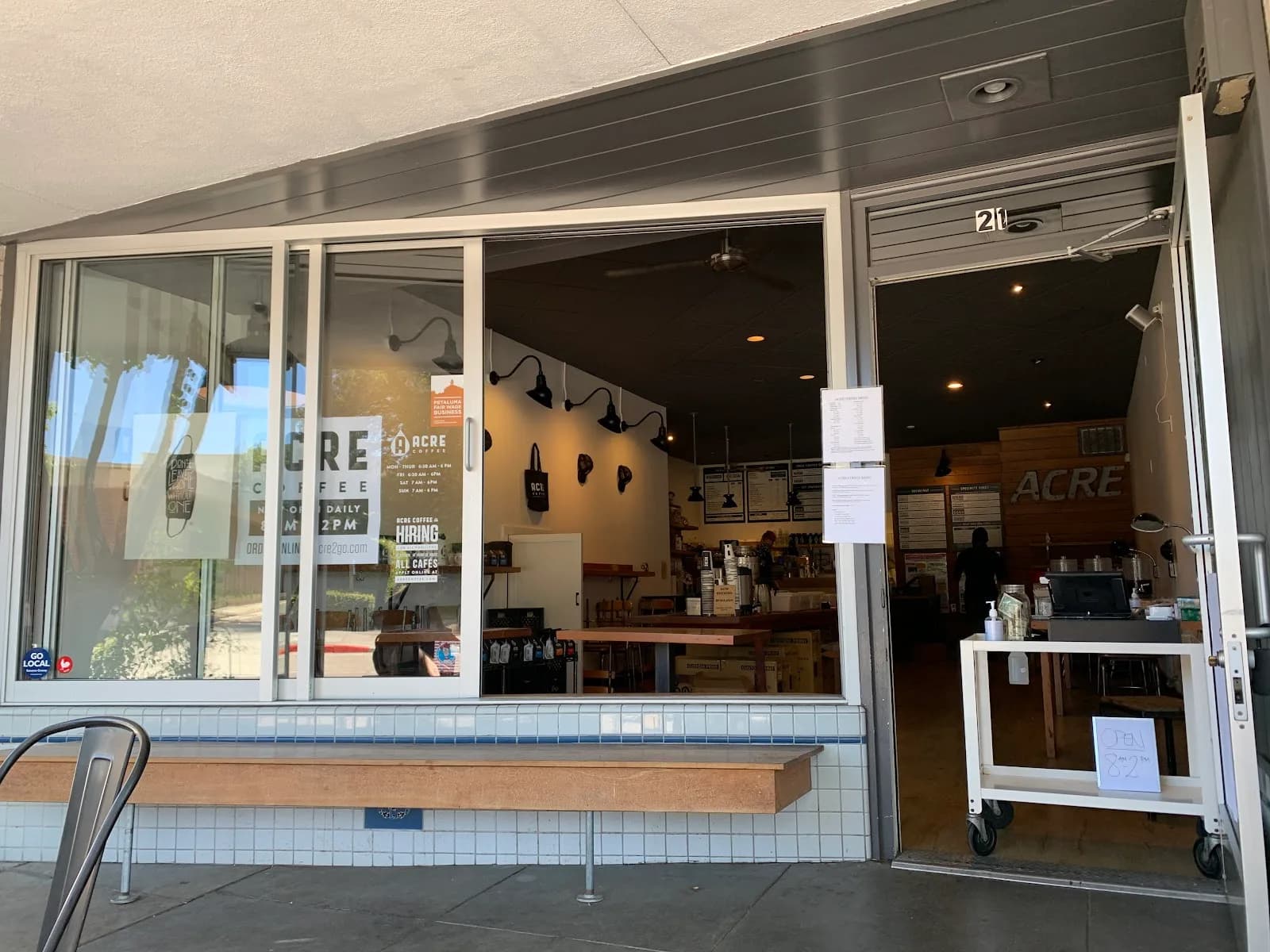 Avid Coffee in Petaluma, specialty coffee cafe