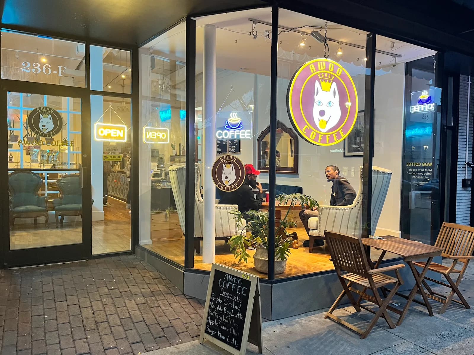 Awoo Coffee in Greensboro, specialty coffee cafe