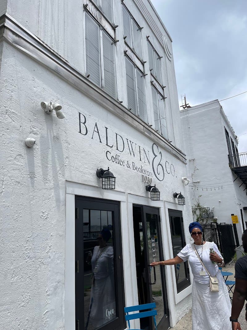 Baldwin & Co. coffee + bookstore in New Orleans, specialty coffee cafe