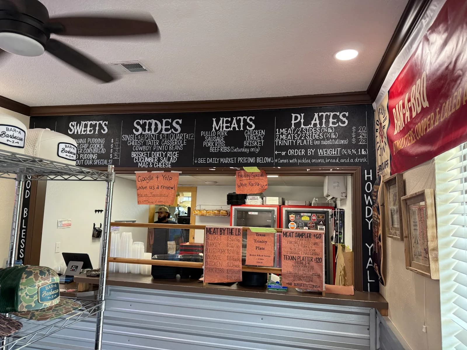Bar-A-BBQ in Montgomery, specialty coffee cafe