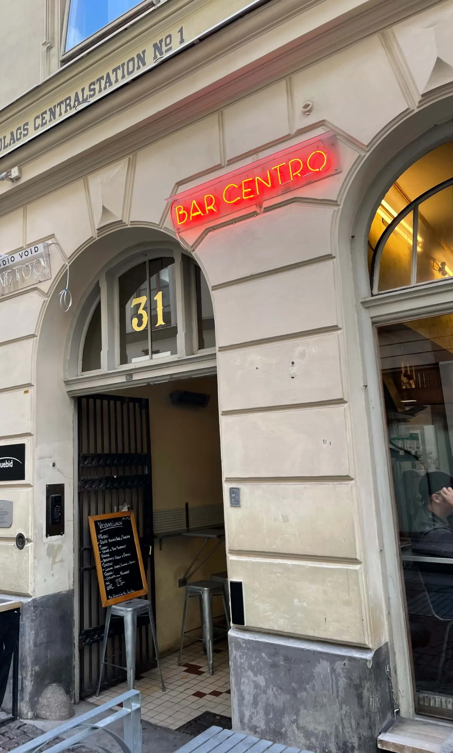 Bar Centro in Gothenburg, specialty coffee cafe