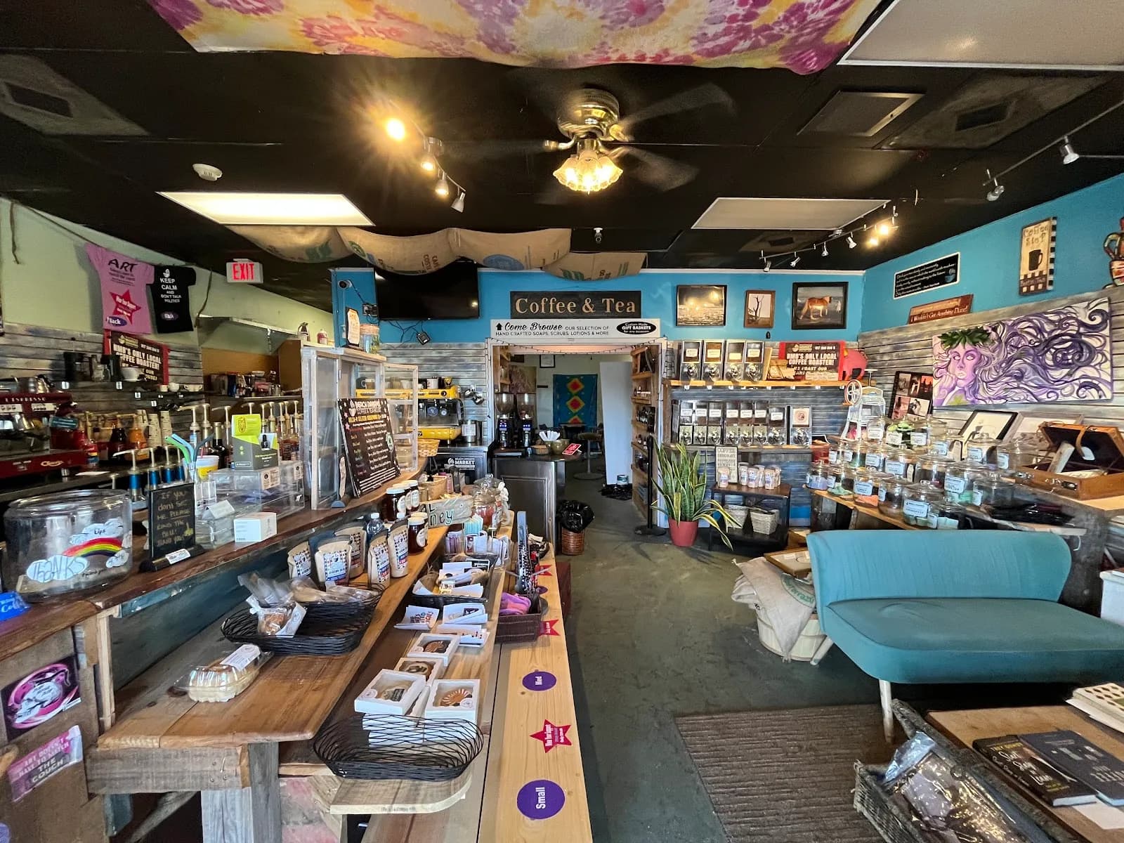 Beach Dreams Market in Little River, specialty coffee roaster
