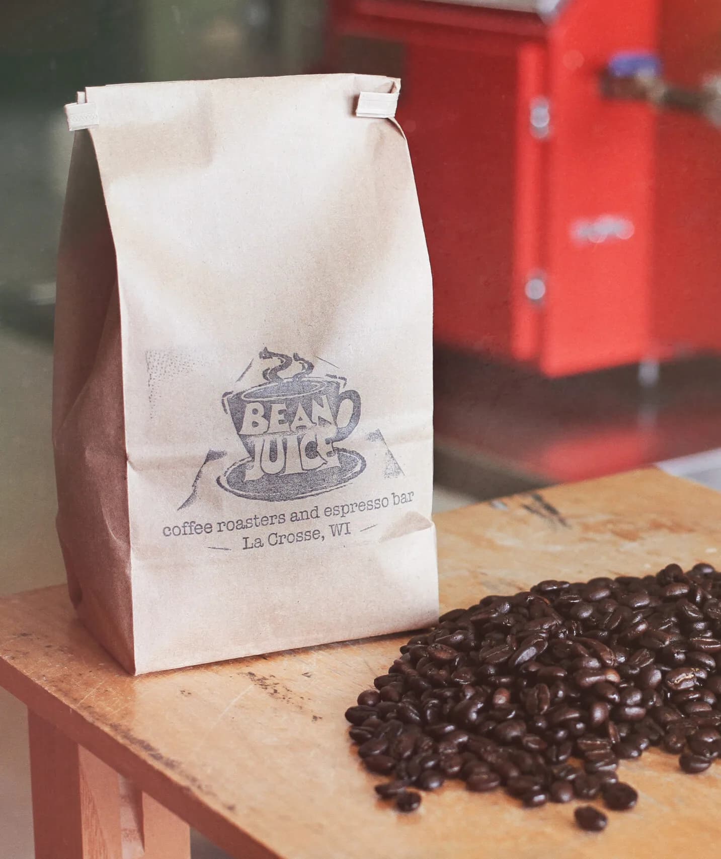 Bean Juice Coffee Roasters in La Crosse, specialty coffee roaster
