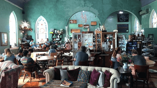 Beans in the Belfry in Brunswick, specialty coffee cafe
