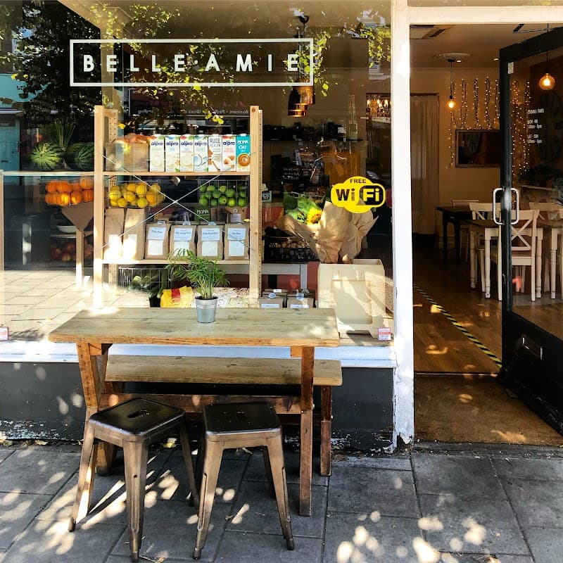 Belle Amie in London, specialty coffee cafe