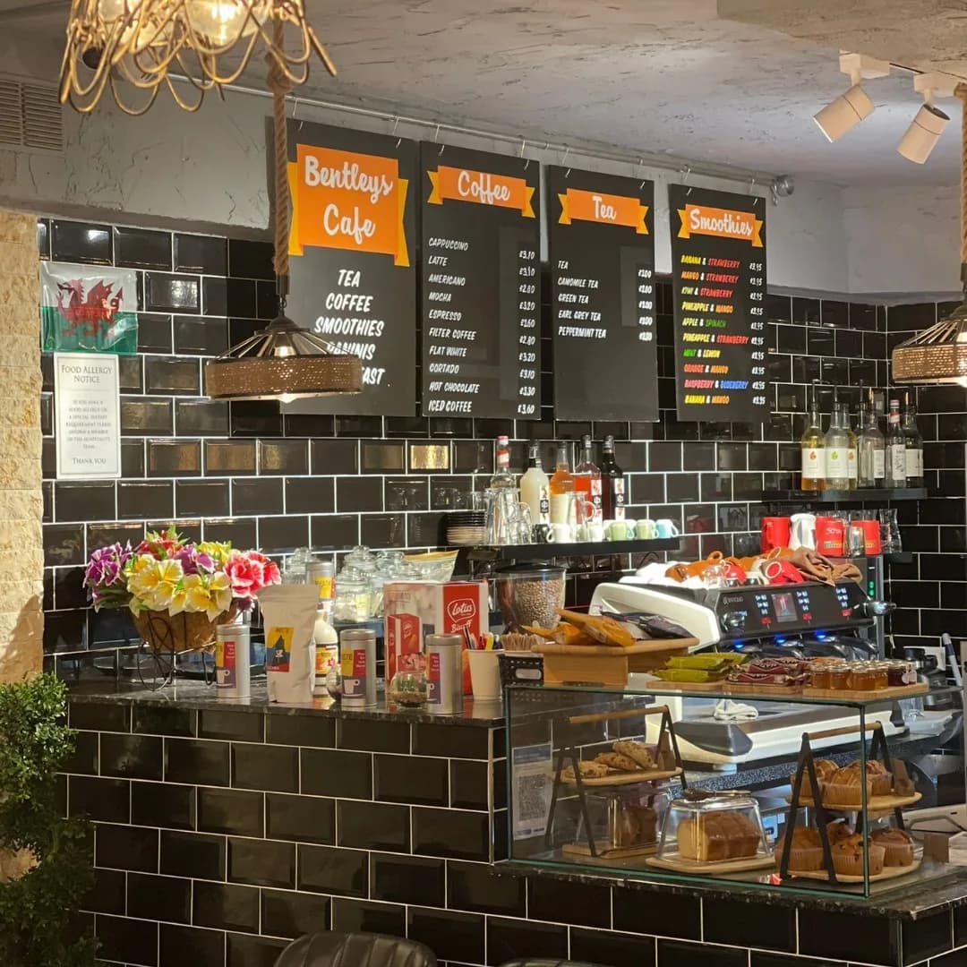 Bentley's Cafe in Cardiff, specialty coffee cafe