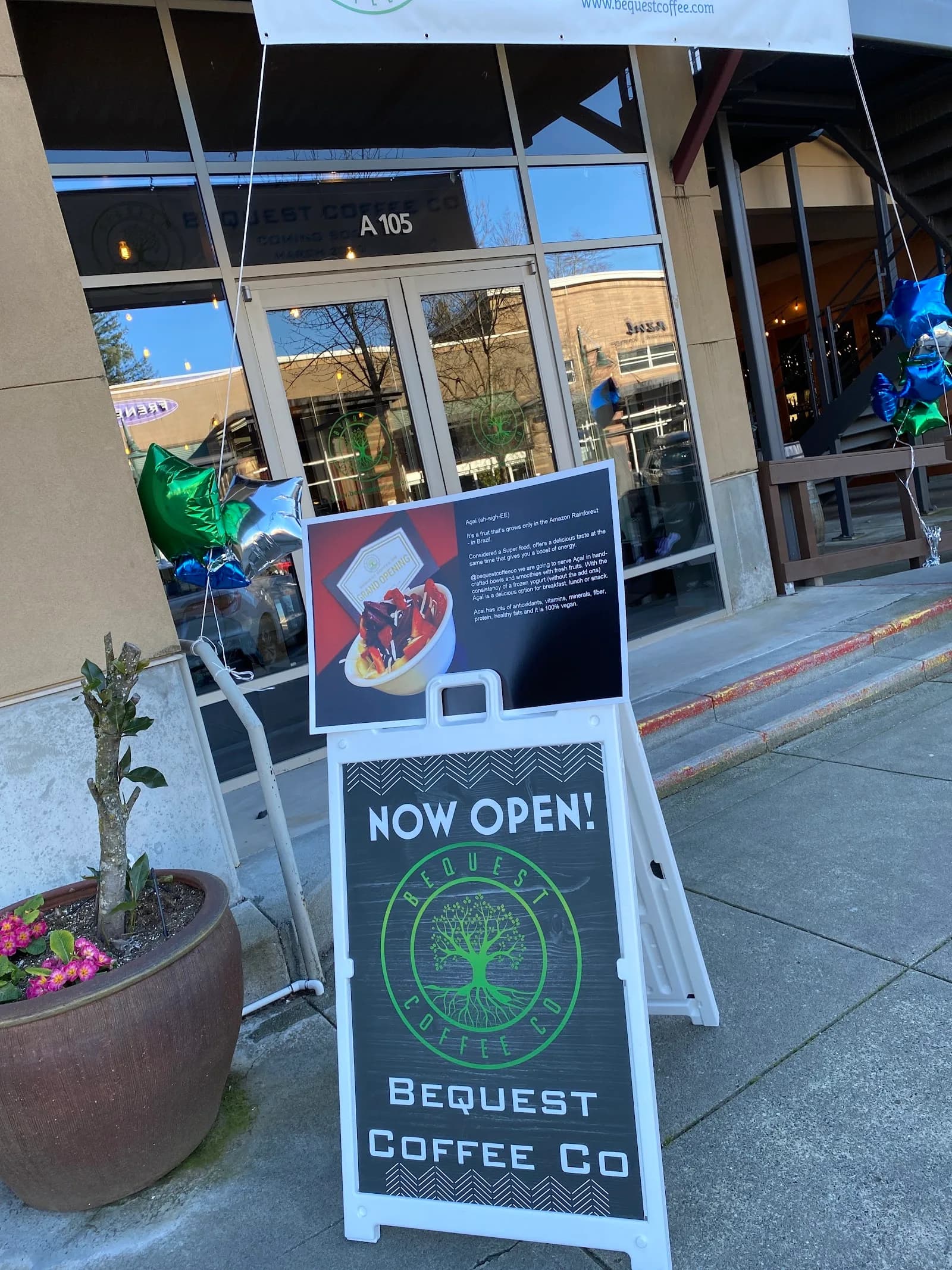 Bequest Coffee Co in Edmonds, specialty coffee cafe
