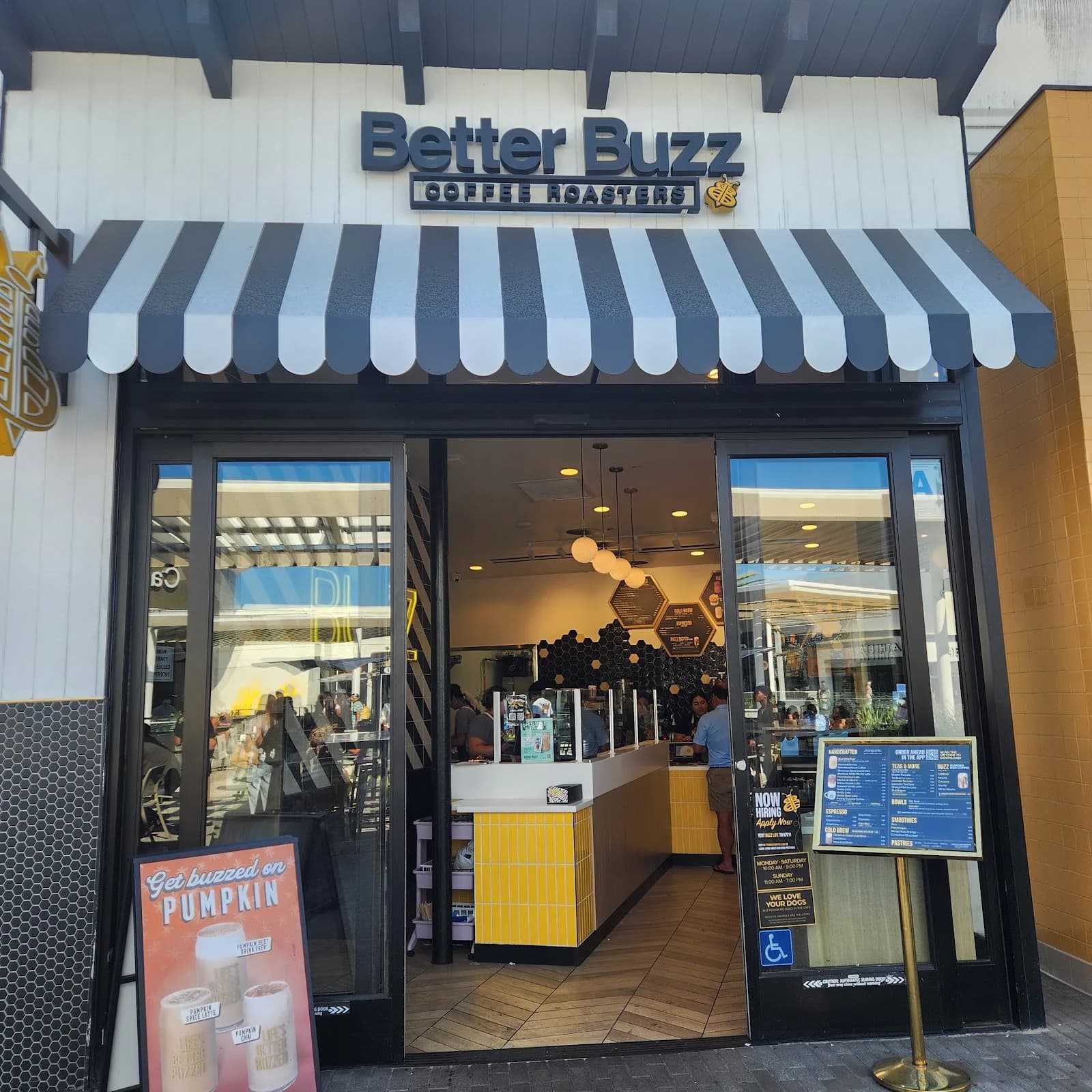 Better Buzz Coffee Fashion Valley in San Diego, specialty coffee roaster