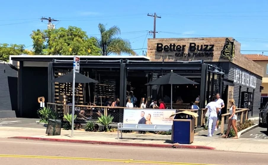 Better Buzz Coffee Pacific Beach East in San Diego, specialty coffee roaster