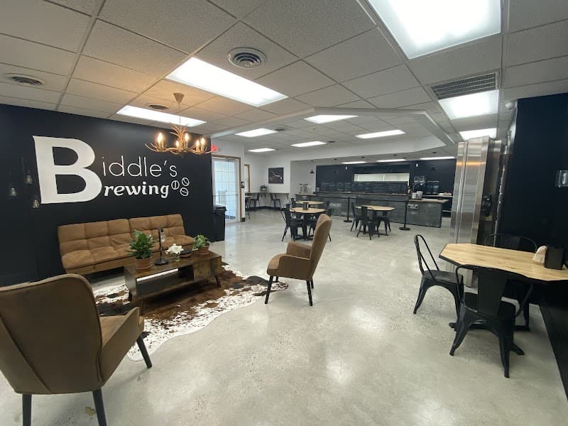 Biddle's Brewing Coffeehouse & Bakery in Williamsburg, specialty coffee cafe