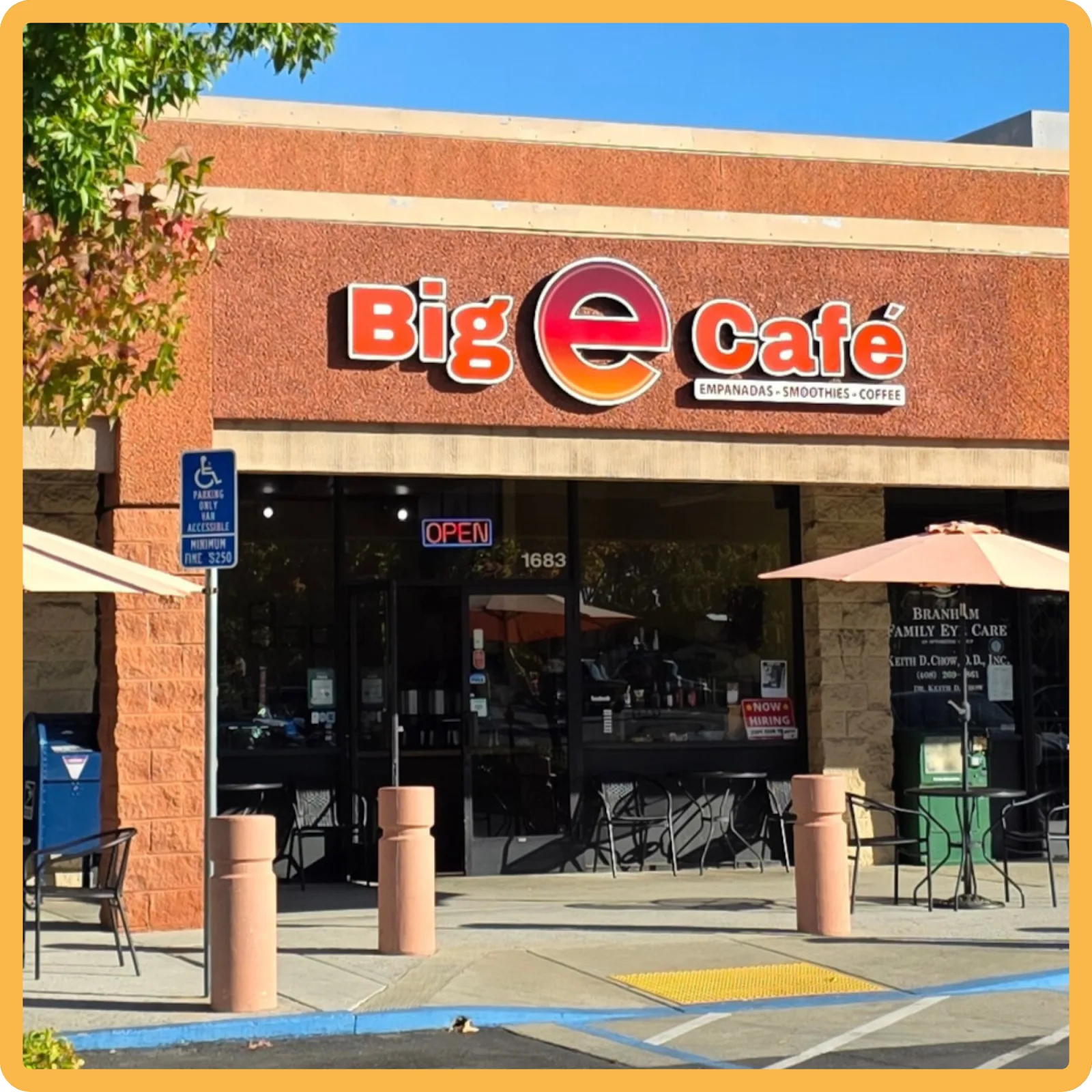 Big E Cafe in San Jose, specialty coffee cafe