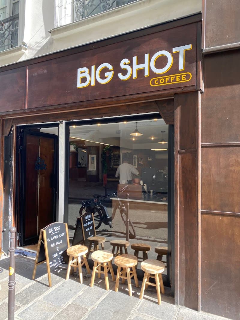 Big Shot coffee in Paris, specialty coffee cafe