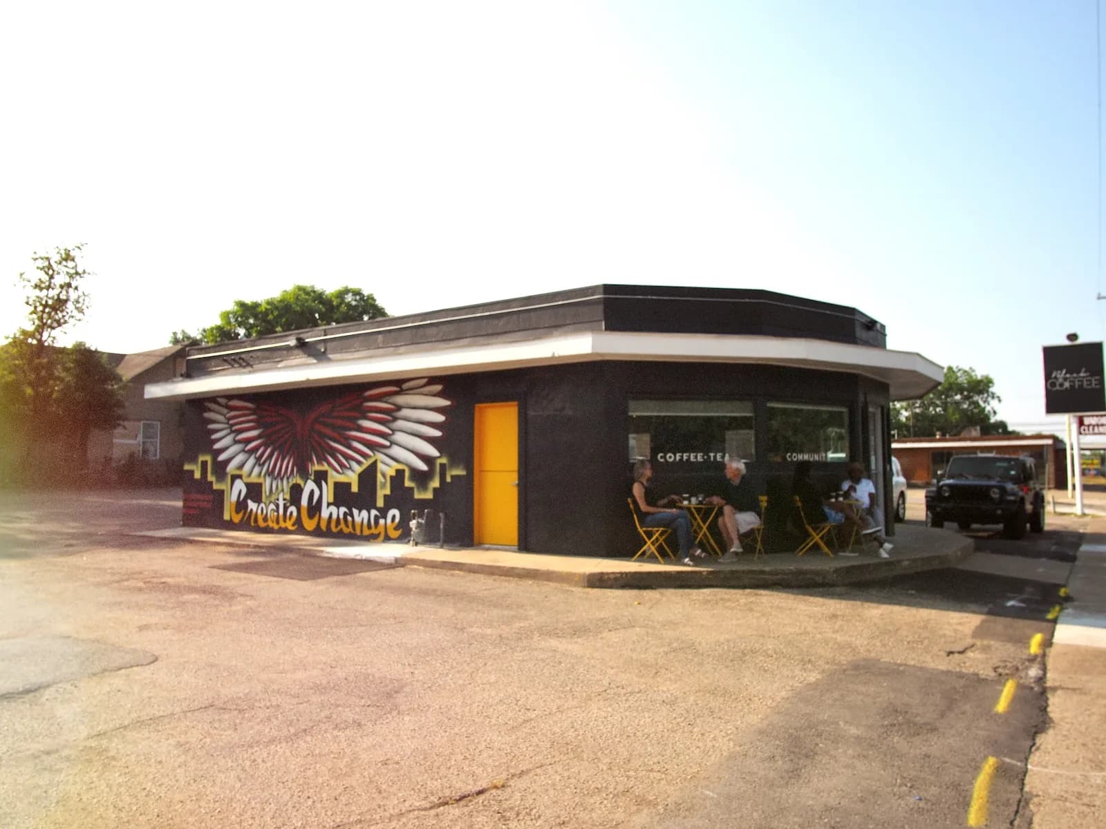 Black Coffee in Fort Worth, specialty coffee cafe