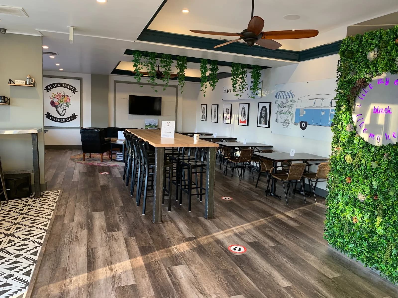 Black Heart Coffee Co. in Los Angeles, specialty coffee cafe