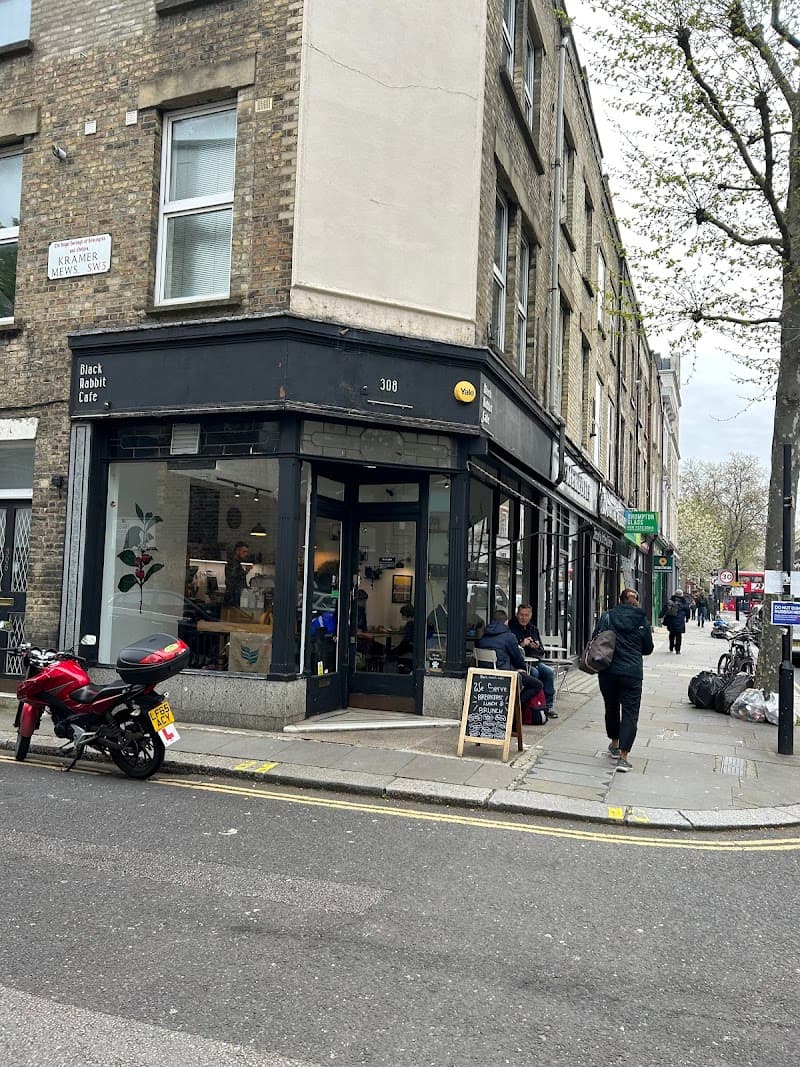 Black Rabbit Cafe in London, specialty coffee cafe