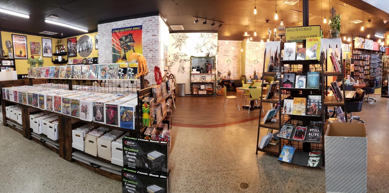 Blackbird Comics & Coffeehouse in Orlando, specialty coffee cafe