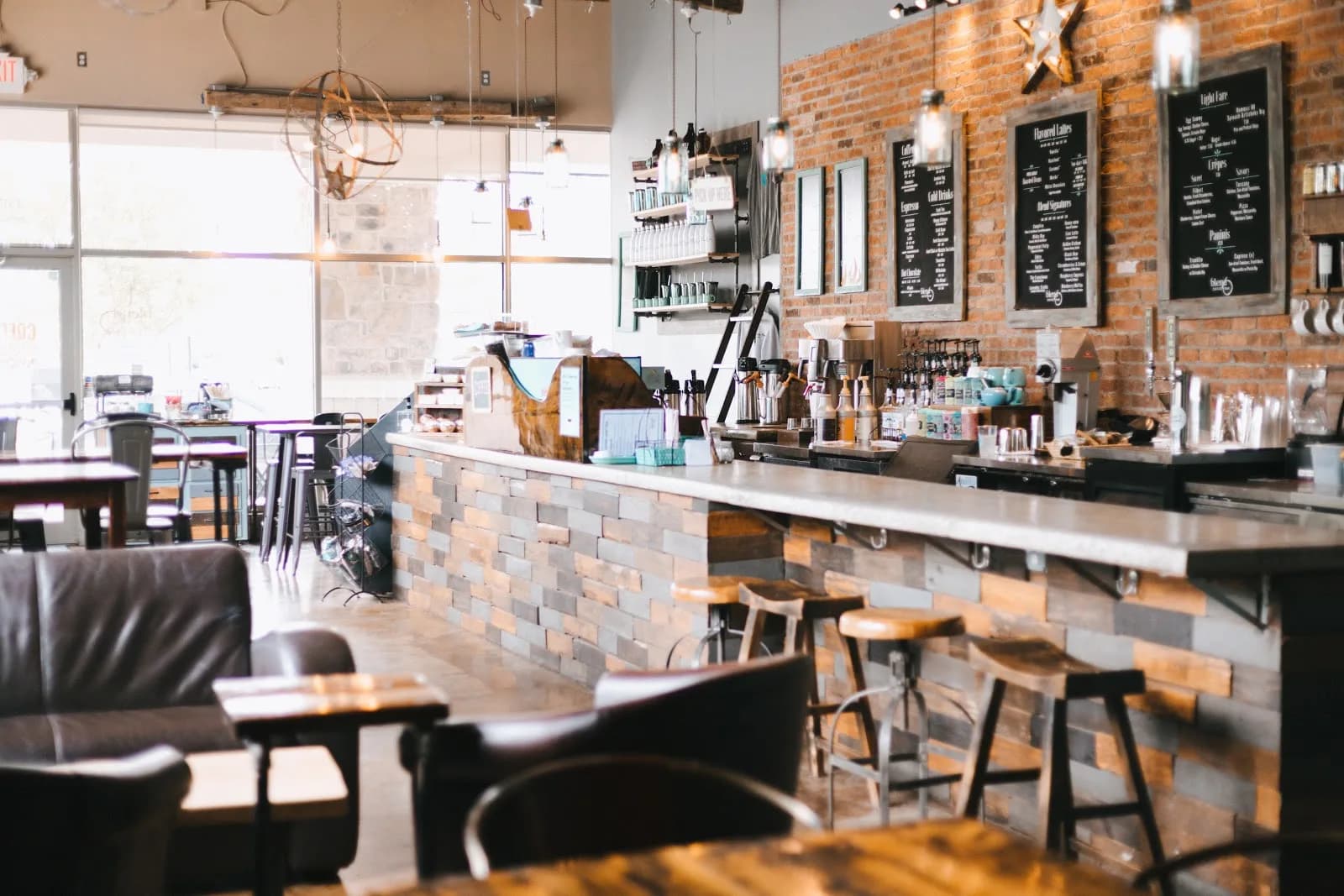 Blend Coffee Bar in Washington, specialty coffee cafe