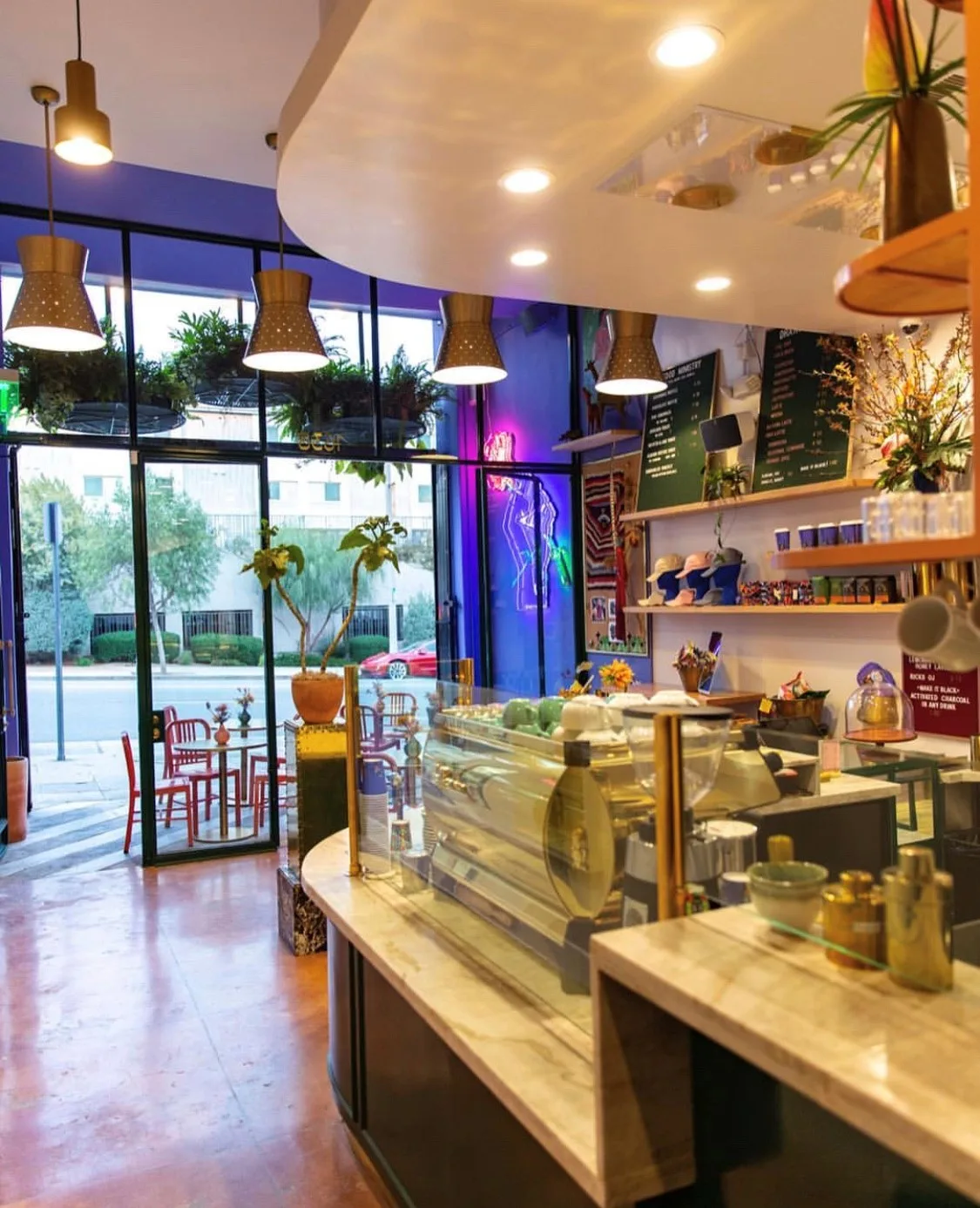 Bloom & Plume Coffee in Los Angeles, specialty coffee cafe