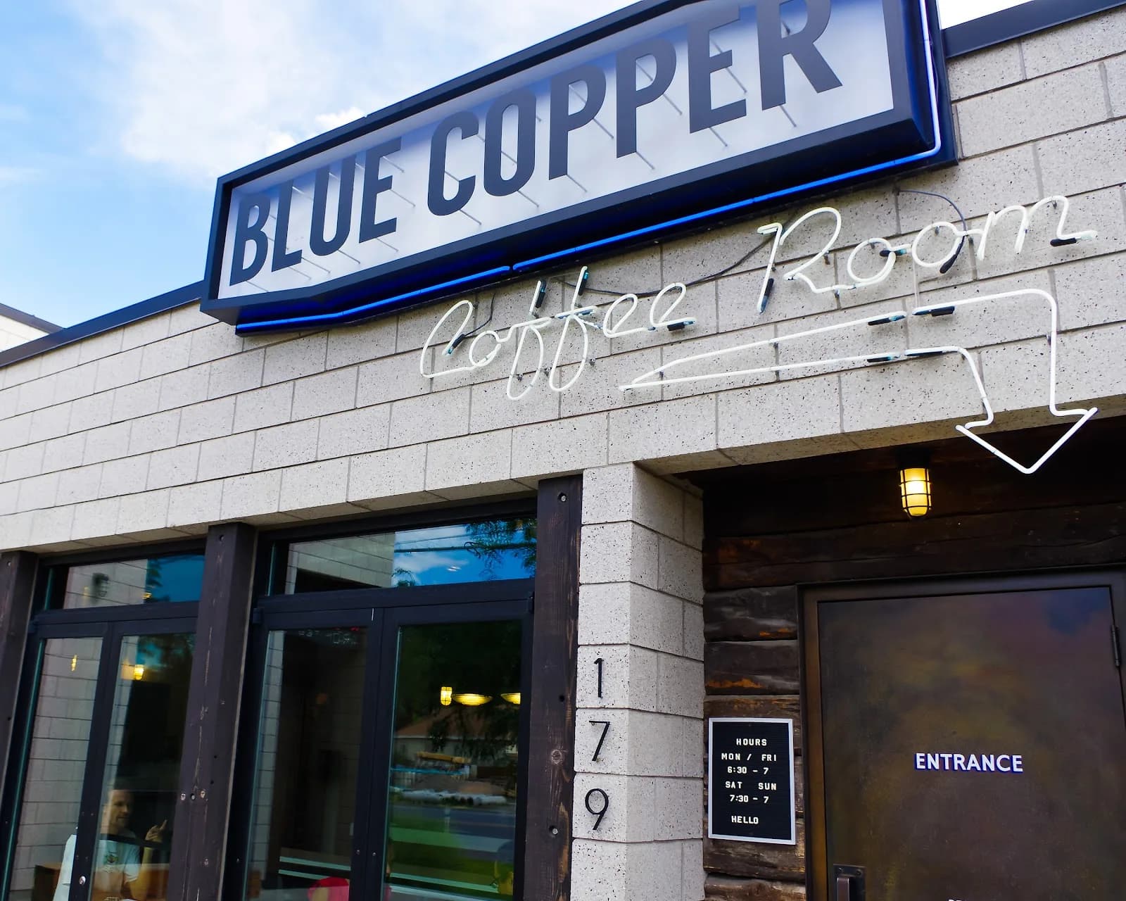 Blue Copper Coffee Room in Salt Lake City, specialty coffee cafe