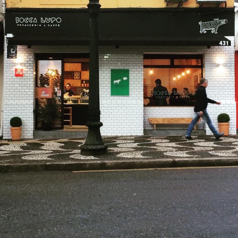 Bocca Lupo Centro in Curitiba, specialty coffee cafe