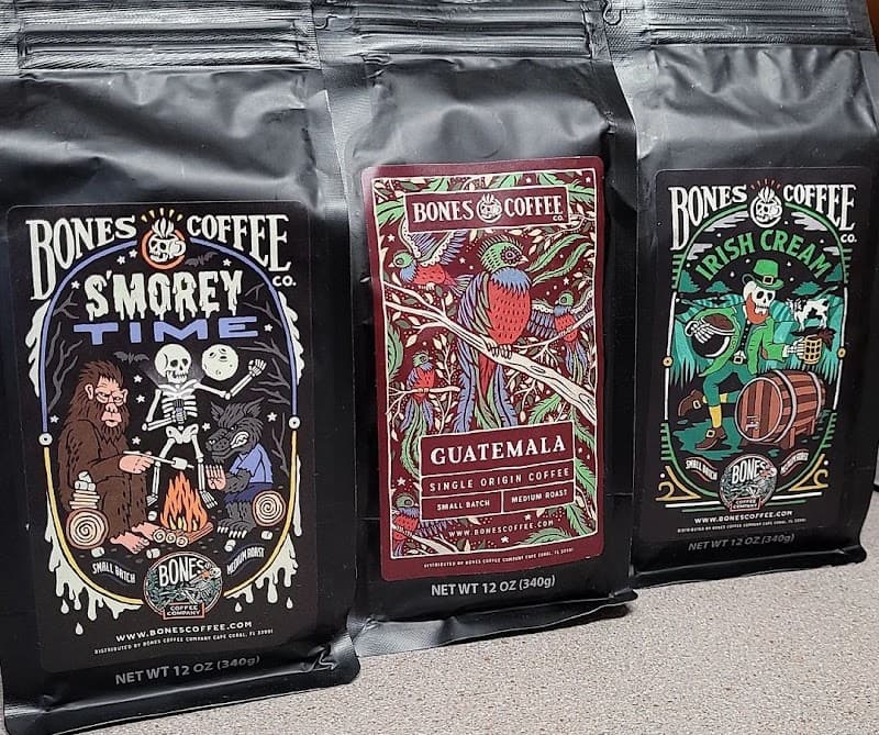 Bones Coffee Company in Cape Coral, specialty coffee roaster