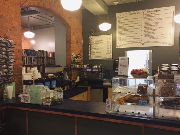 Book Trader Cafe in New Haven, specialty coffee cafe