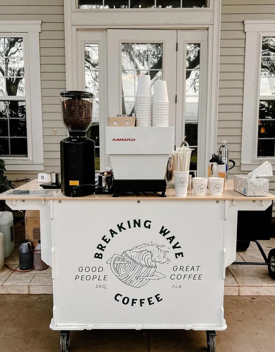 Breaking Wave Coffee in Sarasota, specialty coffee cafe