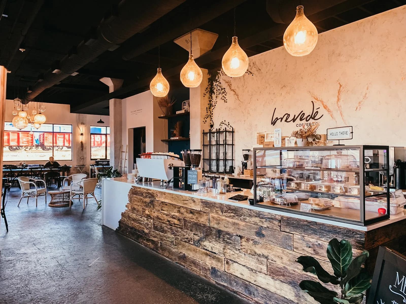 Brevede Coffee Distillery District in Lexington, specialty coffee cafe