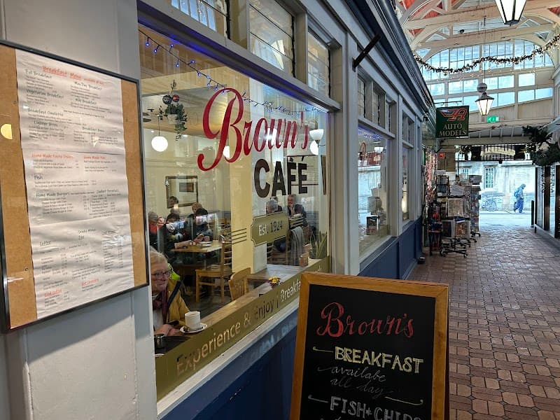 Brown's Cafe in Oxford, specialty coffee cafe