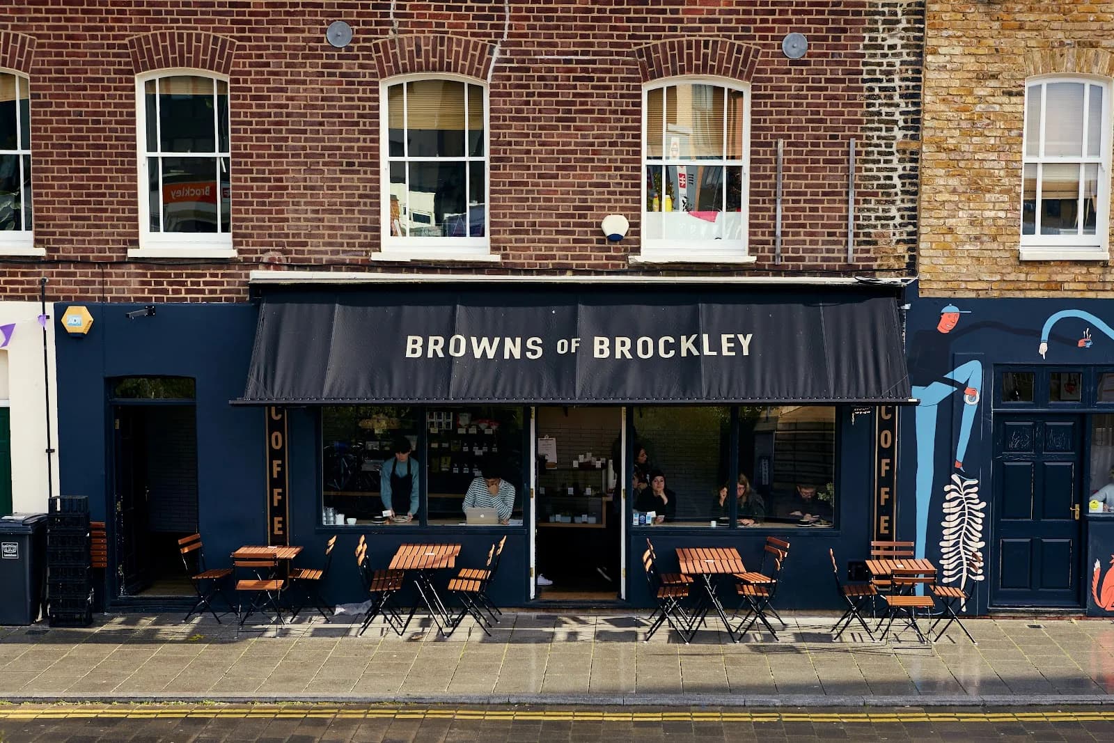 Browns of Brockley in London, specialty coffee cafe