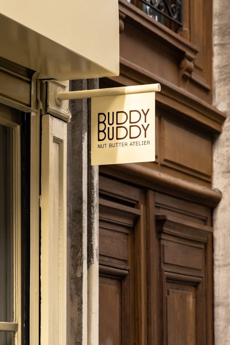 BUDDY BUDDY · Nut Butter Coffee Bar in Paris, specialty coffee cafe