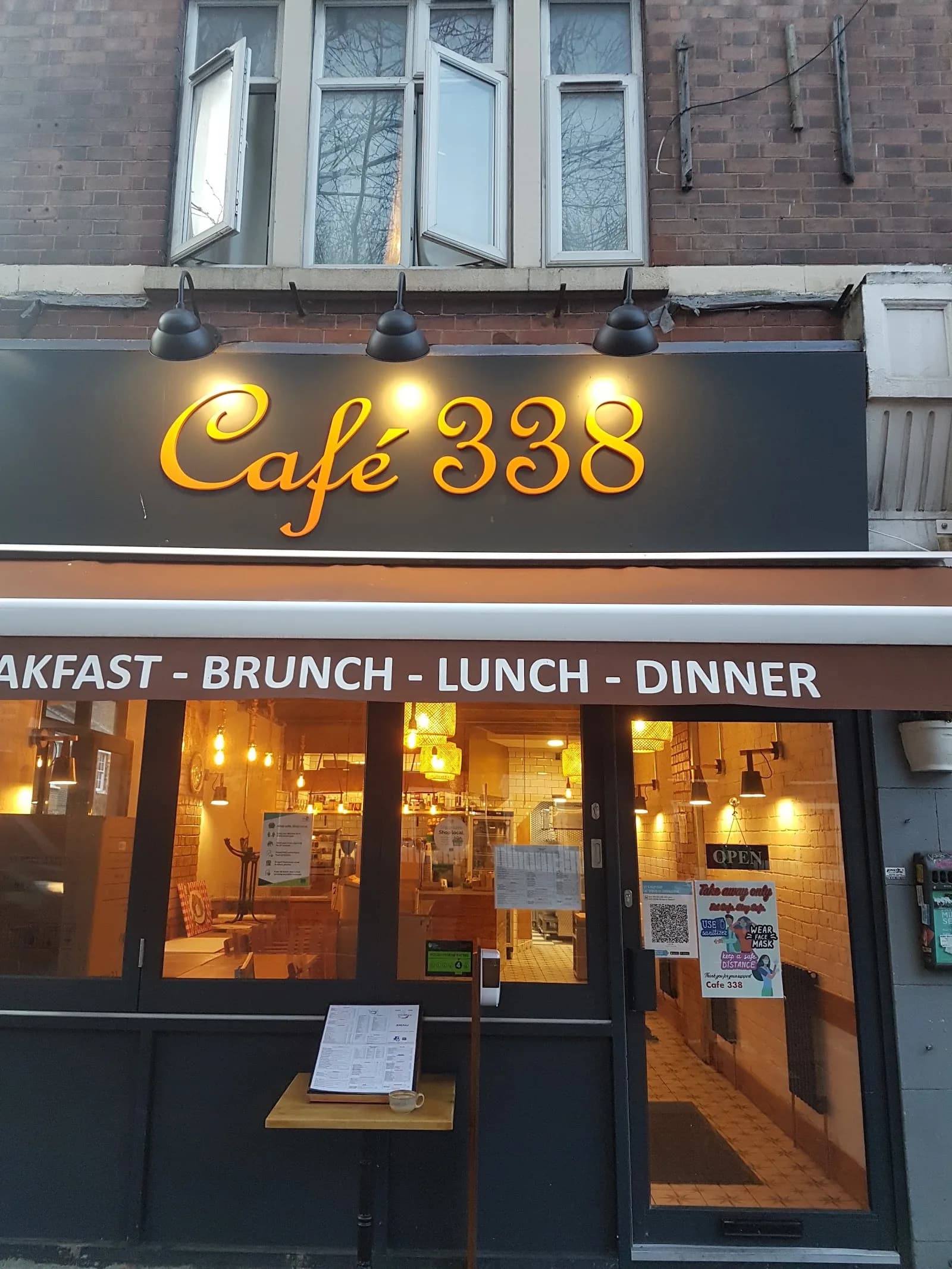 Cafe 338 London in London, specialty coffee cafe