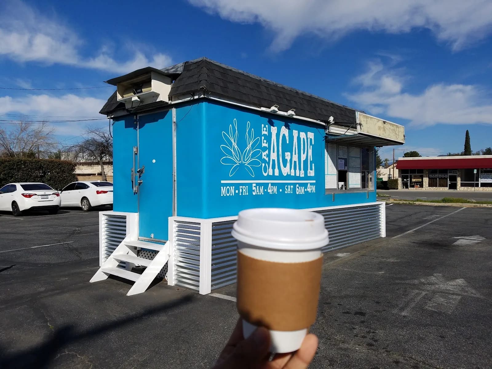 Cafe Agape in Beaumont, specialty coffee cafe