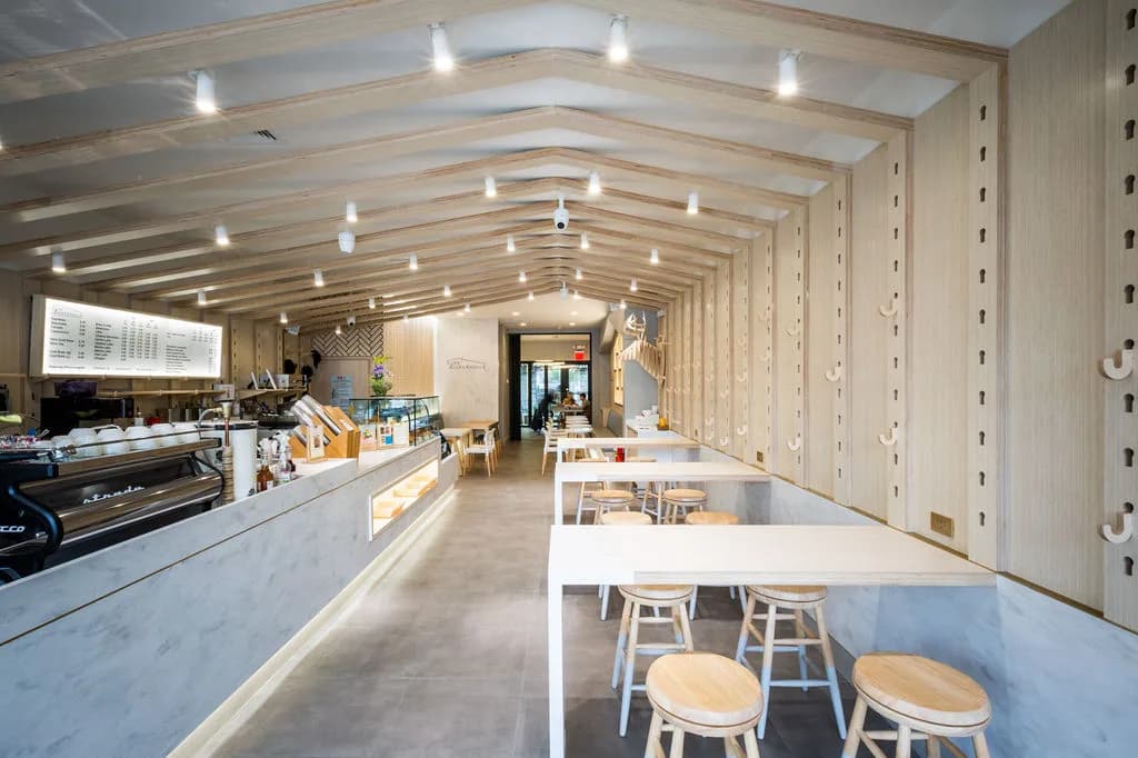 Cafe Auburndale in New York City, specialty coffee cafe