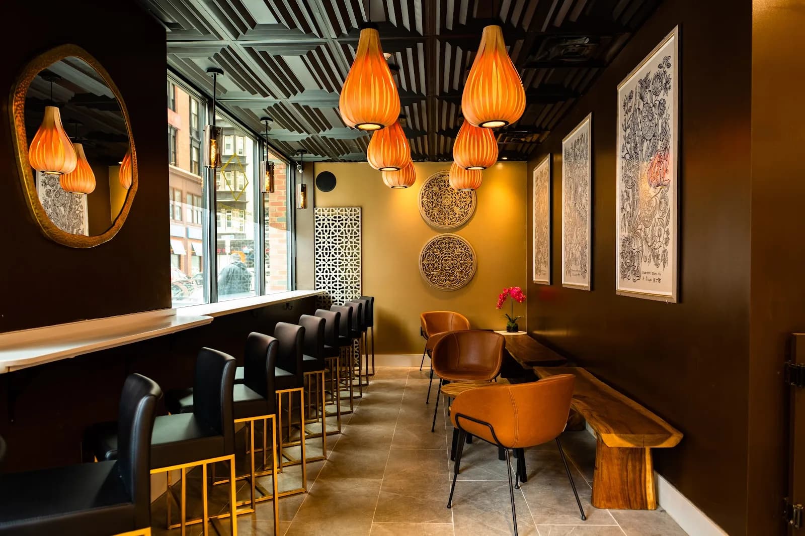 Cafe Darq in Boston, specialty coffee cafe