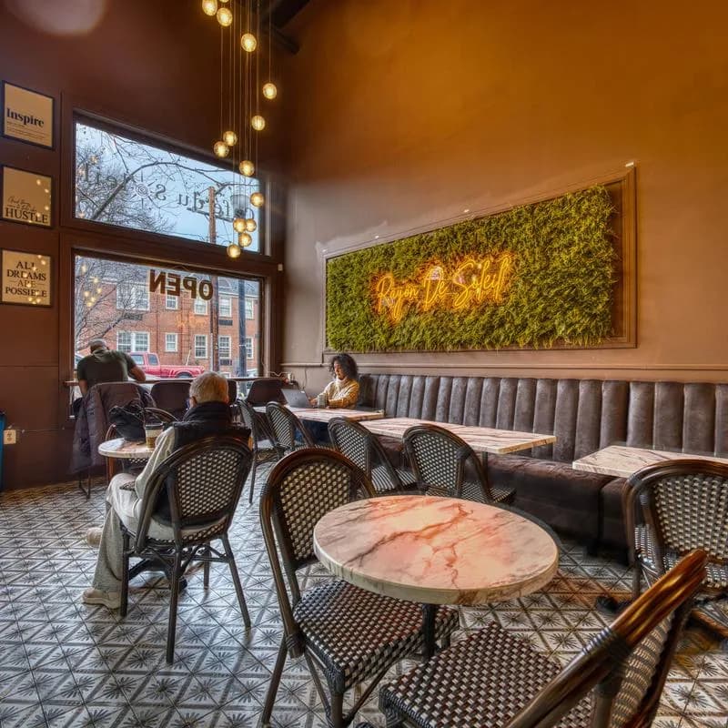 Café du Soleil in Washington, specialty coffee cafe