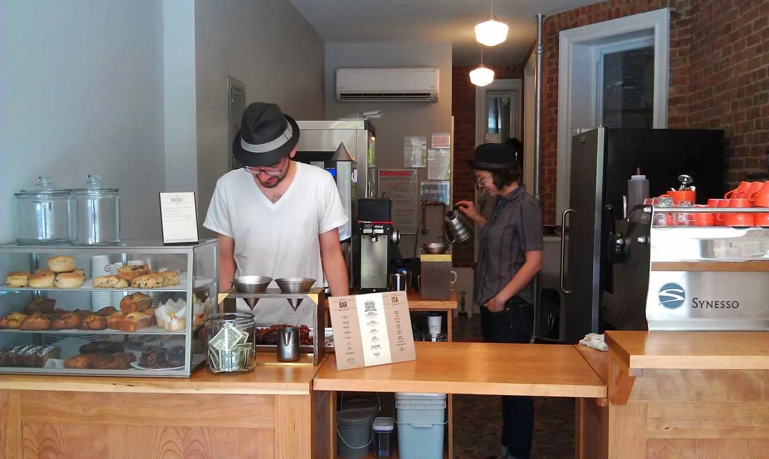 Café Grumpy - Lower East Side in New York City, specialty coffee cafe