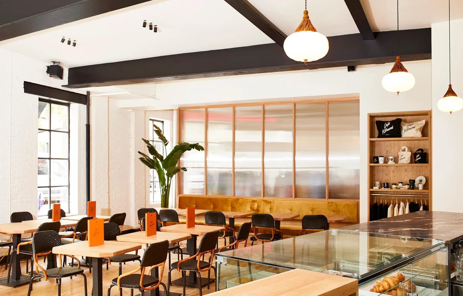 Café Kitsuné West Village in New York City, specialty coffee cafe