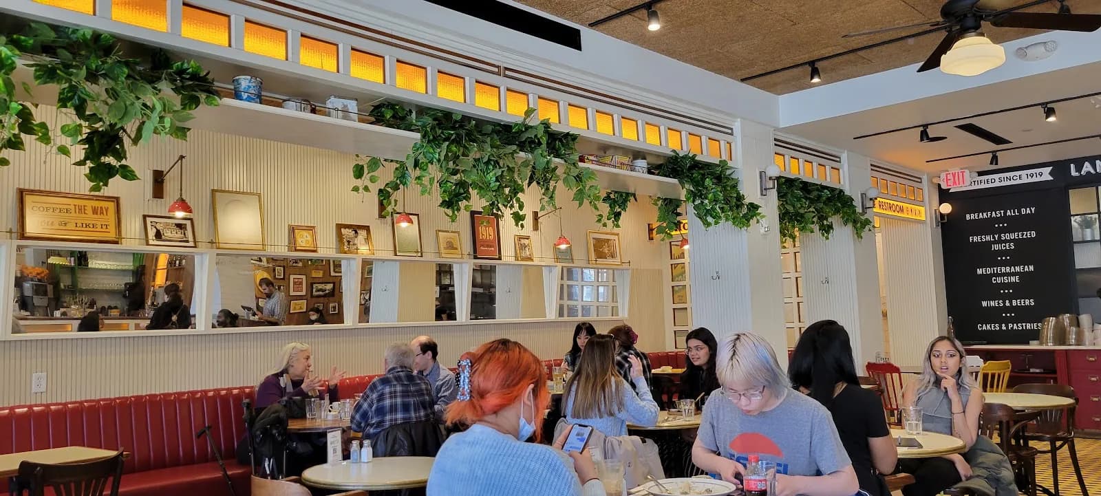 Cafe Landwer Audubon Circle in Boston, specialty coffee cafe