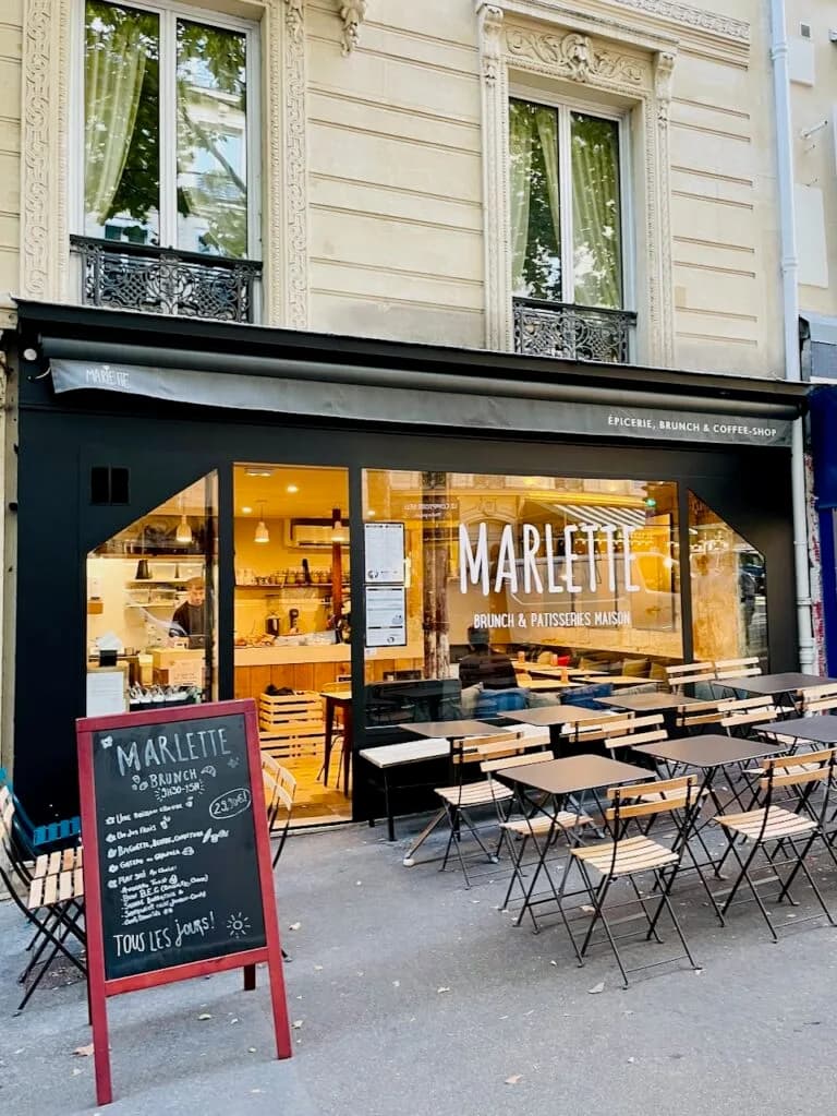 Café Marlette - Brunch Montmartre in Paris, specialty coffee cafe