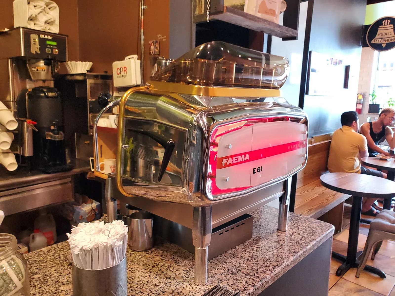 Cafe Via Espresso in New York City, specialty coffee cafe