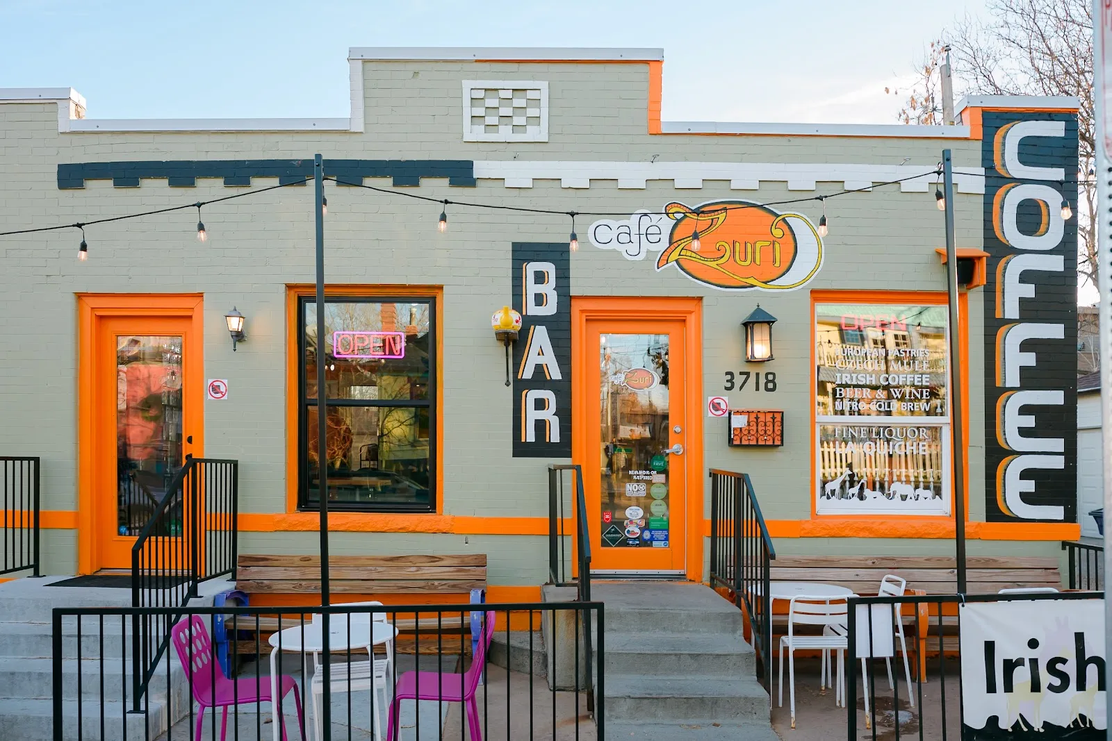Café Zuri in Denver, specialty coffee cafe