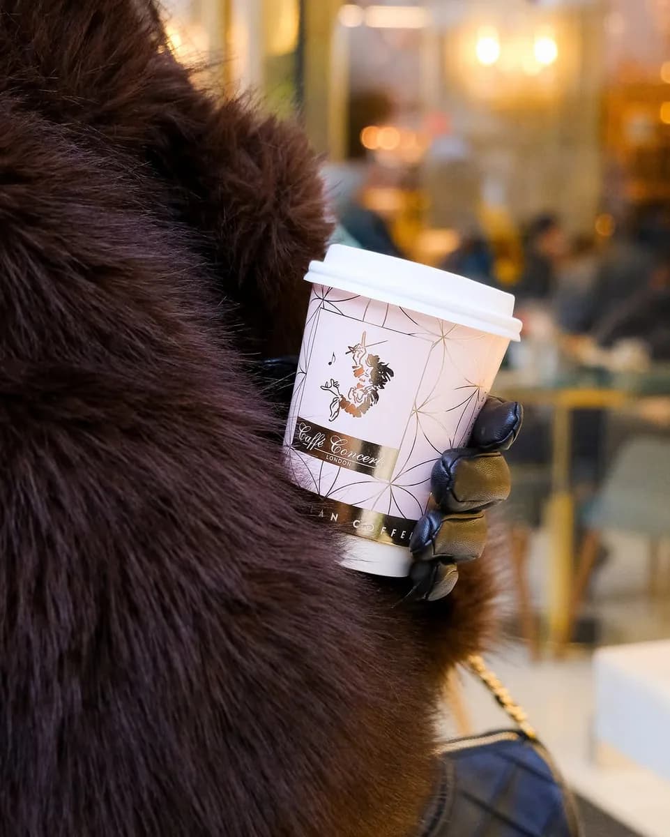 Caffè Concerto Regent Street in London, specialty coffee cafe